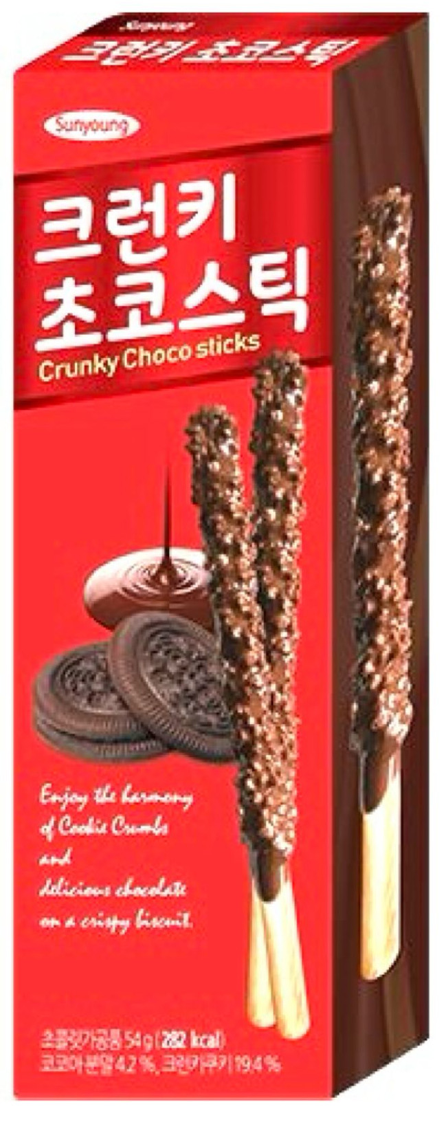 SUNYOUNG  Choco Stick Crunky 54g