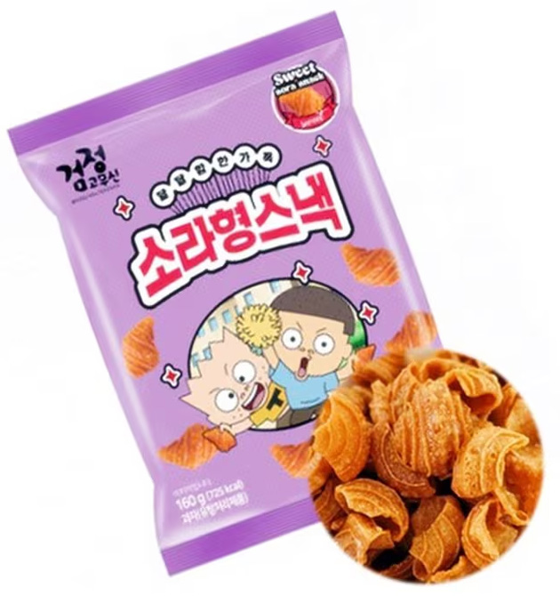 Geomjeonggomushin sorahyung snack 160g