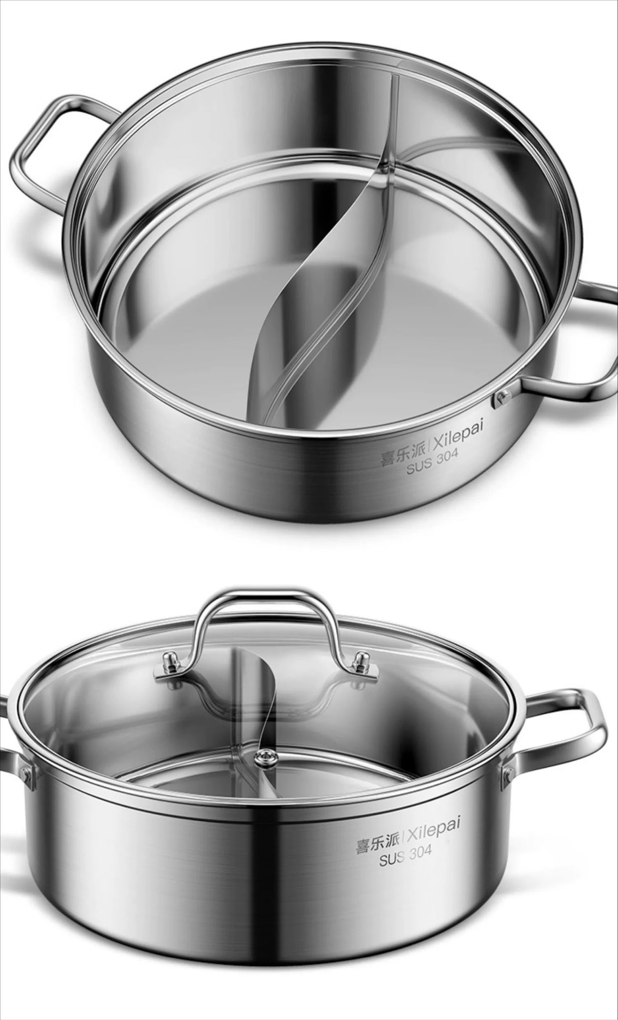 XLP stainless steel pot for hot pot