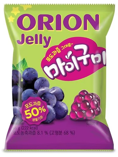Orion My Gummy Grape Jelly 66g