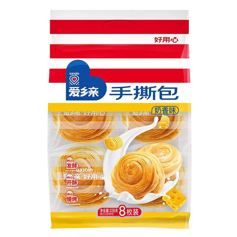 AIXIANGQIN snail bread milk flavor 338g