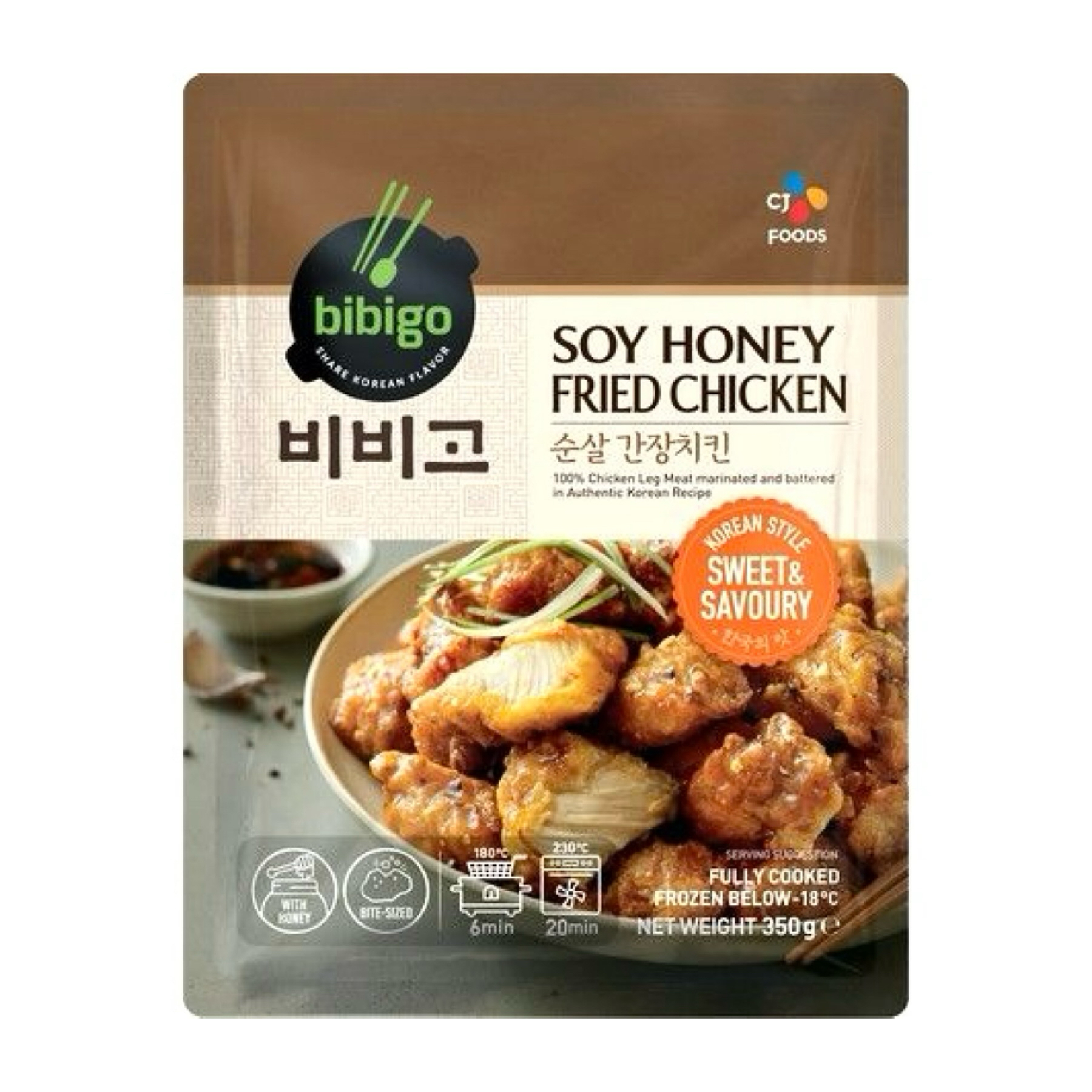 BIBIGO  Fried Chicken Soy & Honey 350g