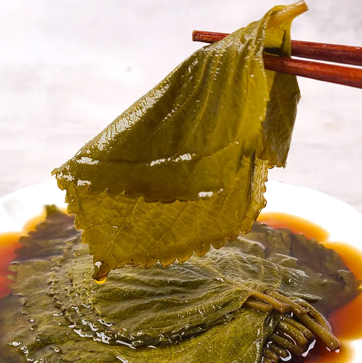 Soy Sauce Sesame Leaves 200g