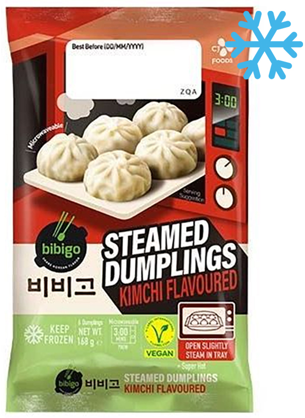 Bibigo Steamed Dumplings Kimchi 168g