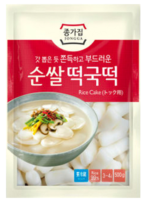 Jongga Rice Cake Sliced 500g