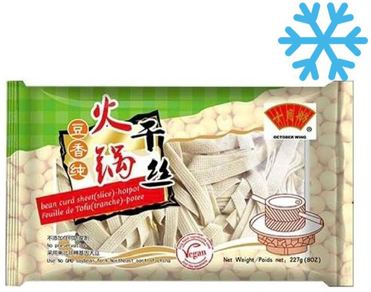 OCTOBER WING Bean Curd Sheet( Strip) 227g OCTOBER WING Bean Curd Sheet( Strip) 227g