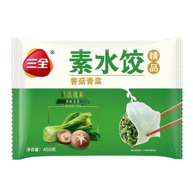 Sanquan 청경채, 표고버섯 물만두 450g