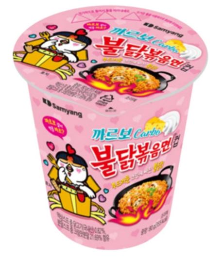 Samyang Hot Chicken Carbonara Ramyeon Cup 80g