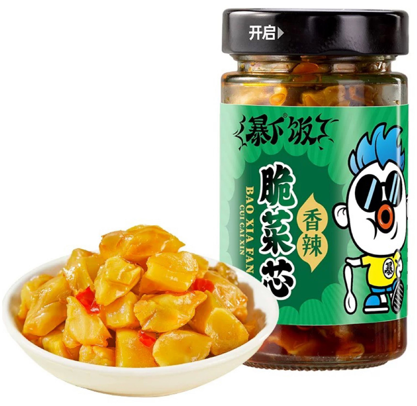 JIXIANGJU Pickled Brown Mustard Hot 200g