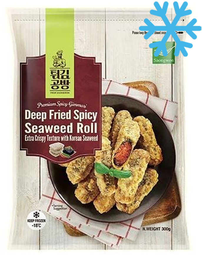 Saongwon Seaweed Roll Deep-Fried Spicy Gimmari 300g