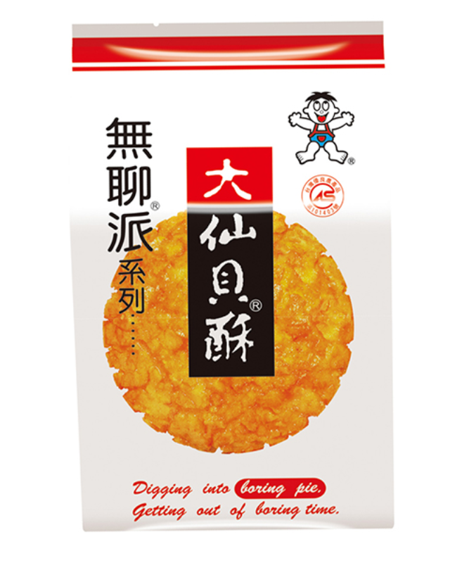 대만 왕왕 큰 쌀로별 과자 155g 