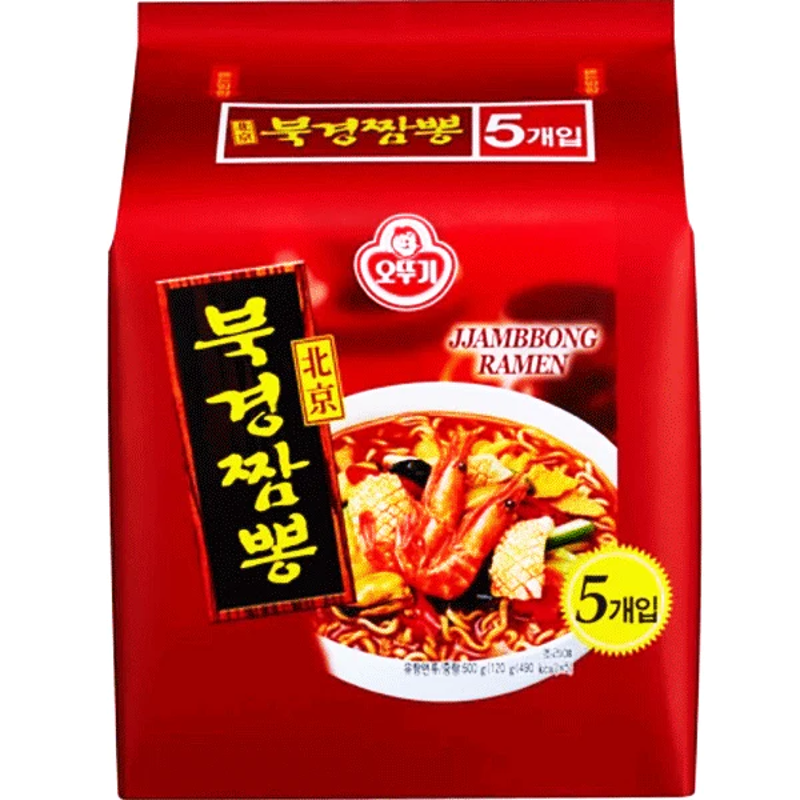 오뚜기 북경 짬뽕 멀티팩 5 X 120g