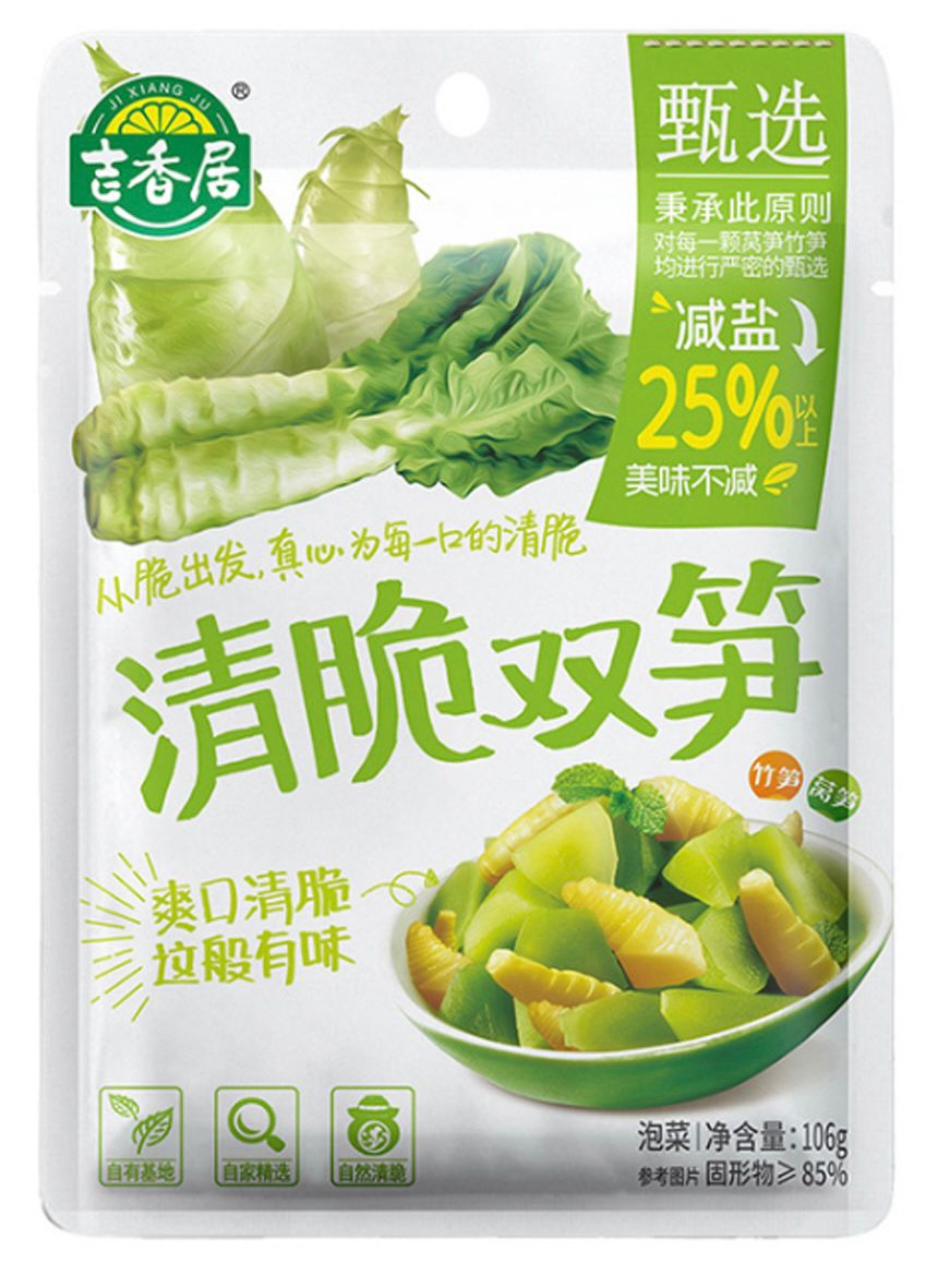 JIXIANGJU asparagus salad and bamboo shoots spicy 106g