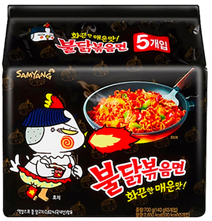 Samyang Buldak Fried Noodles Multi Pack 5X140g