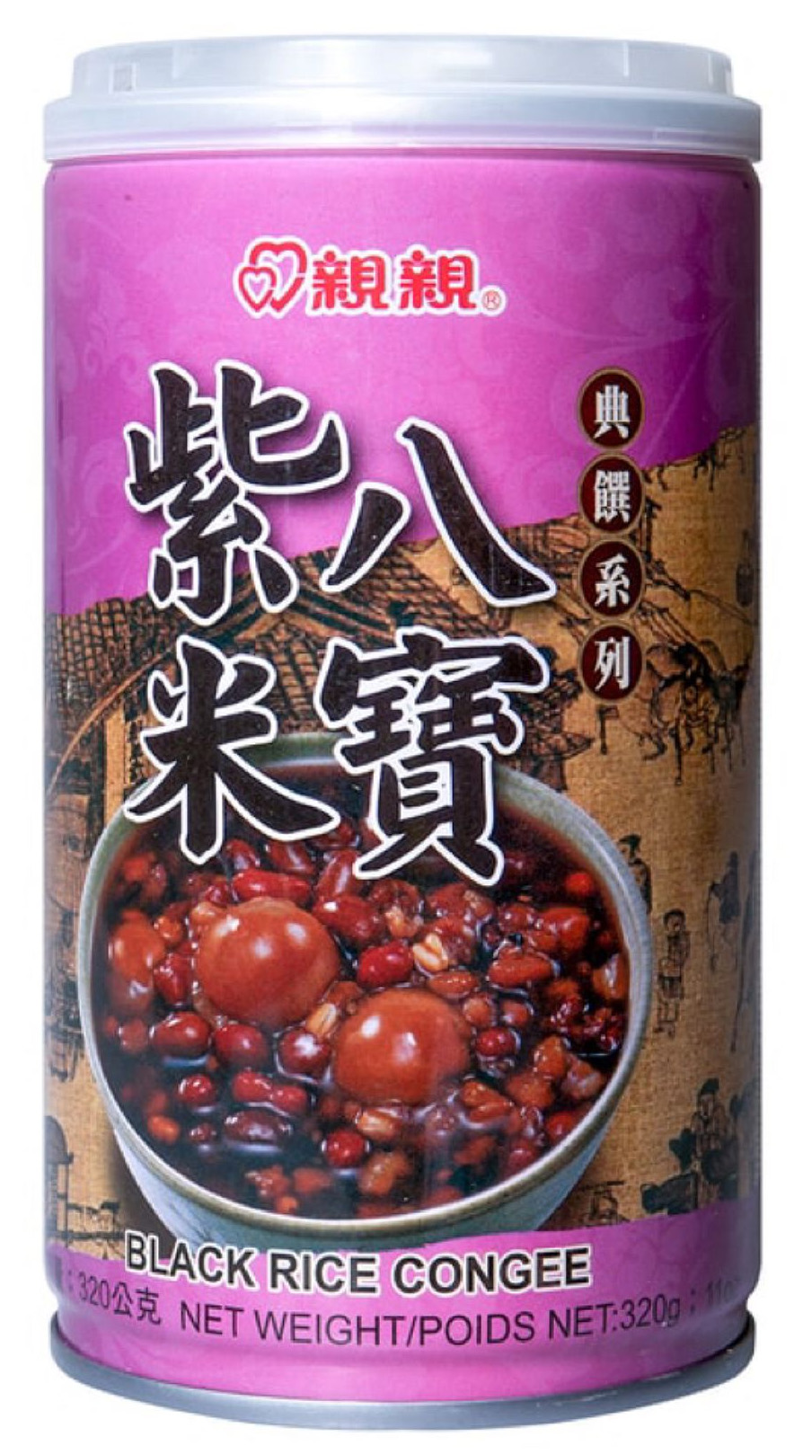 QQ Canned Black Rice congee 320g