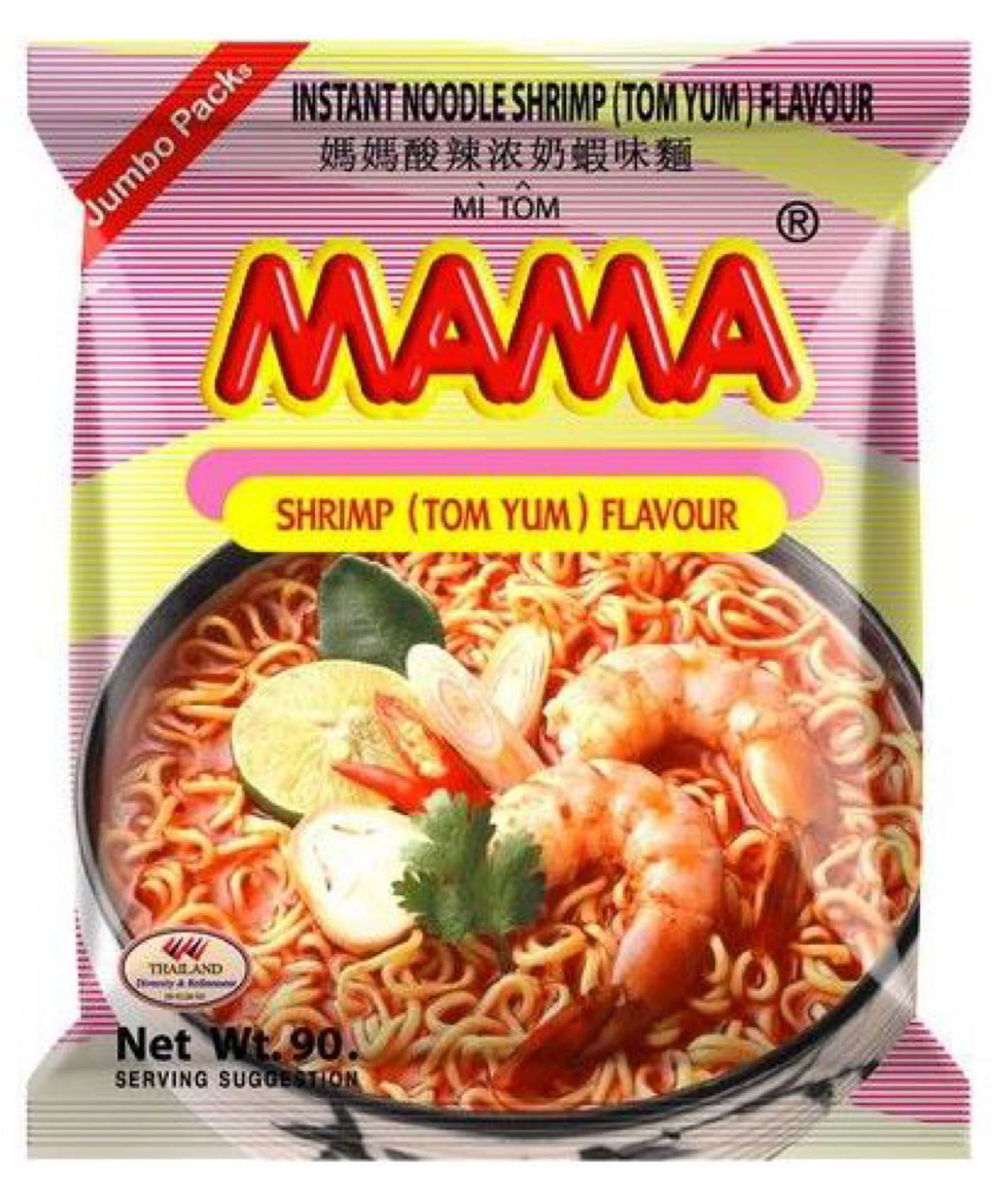 MAMA  Instant Noodles Shrimp Tom Yum 90g
