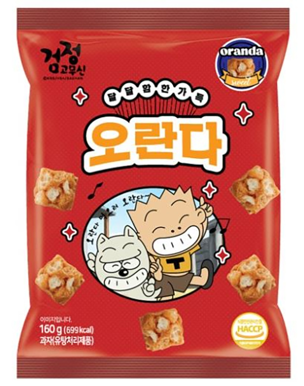 Geomjeonggomushin oranda snack 160g