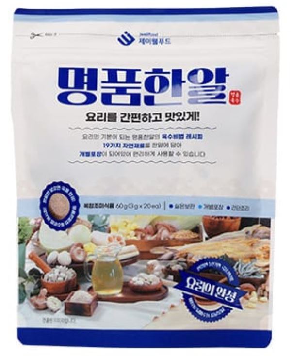 육수의 완성 명품한알 60g (20개입)