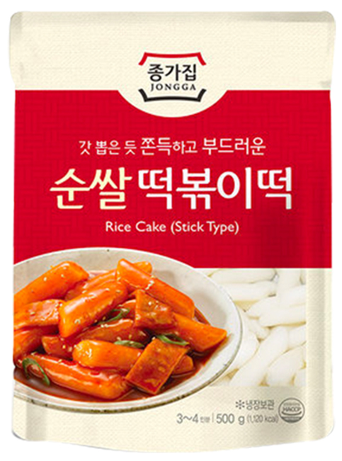 Jongga Tteokbokki Rice Cake 500g
