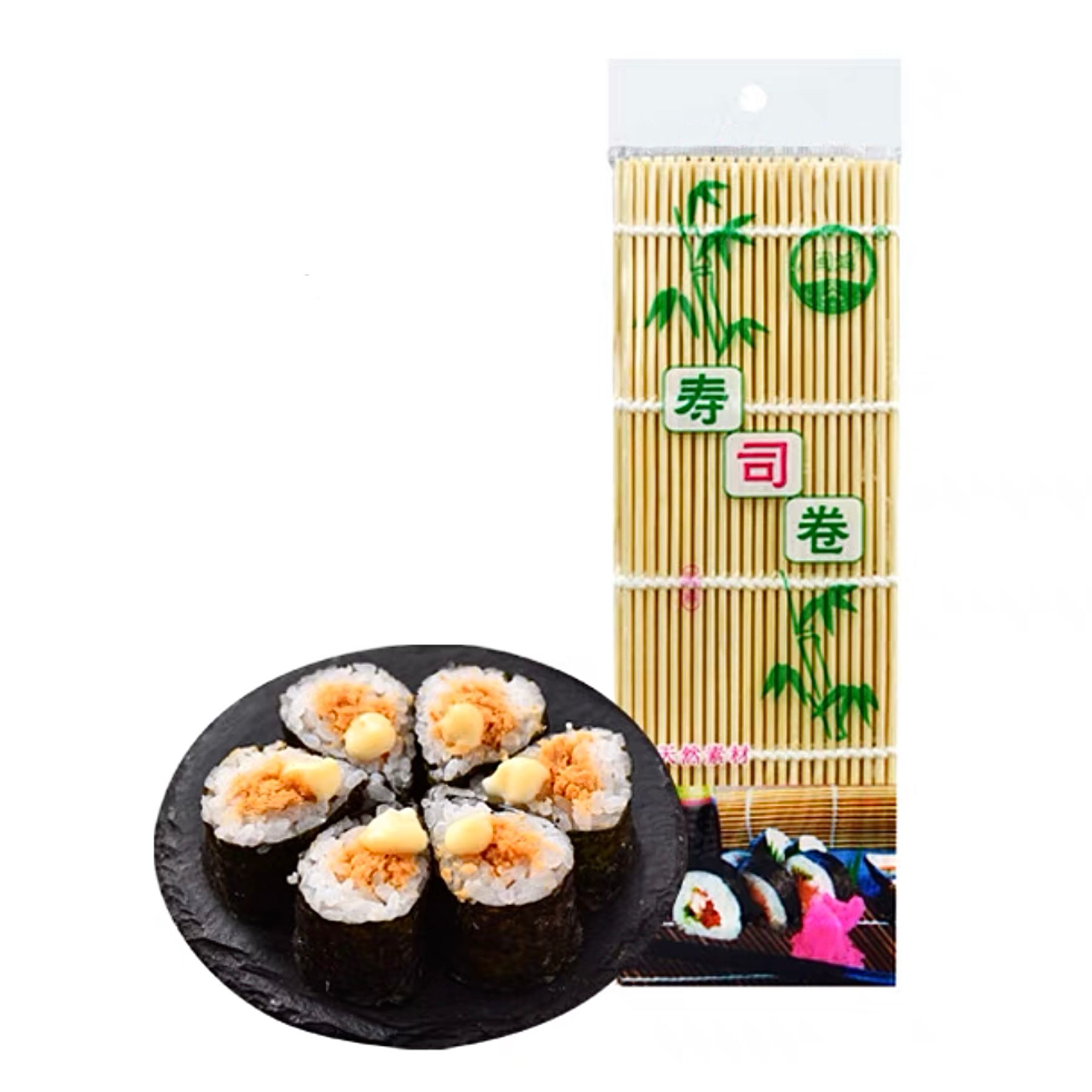 Bambusrolle für Sushi 24x24cm