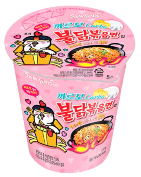 Samyang Hot Chicken Carbonara Ramyeon Cup 80g