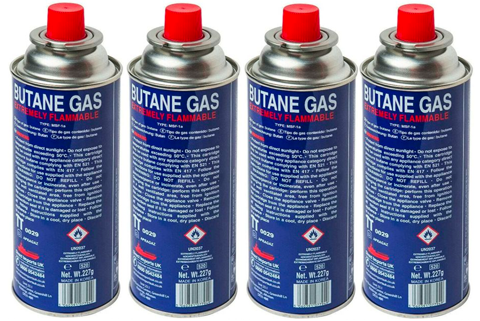 户外瓦斯液化便携式小煤气罐（防爆气瓶）x 4