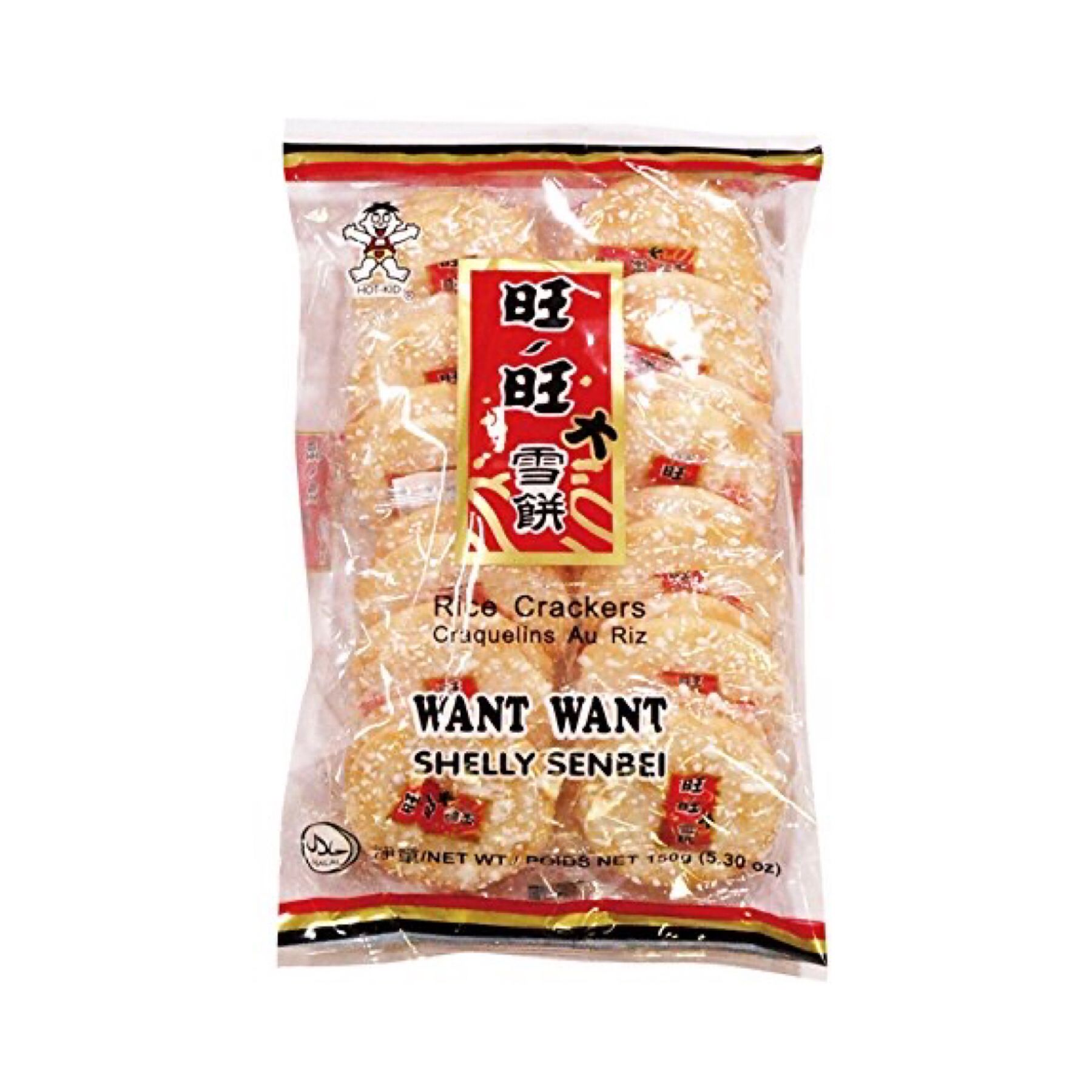 WantWant Süsse Senbei Reiskräcker 150g