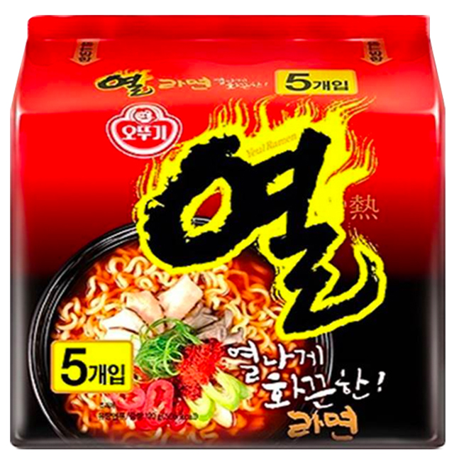 Ottogi Yeol Ramen Multi Pack 5X120g