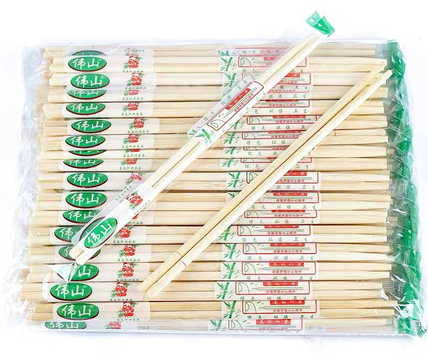 Round disposable bamboo chopsticks 100pairs Round disposable bamboo chopsticks 100pairs