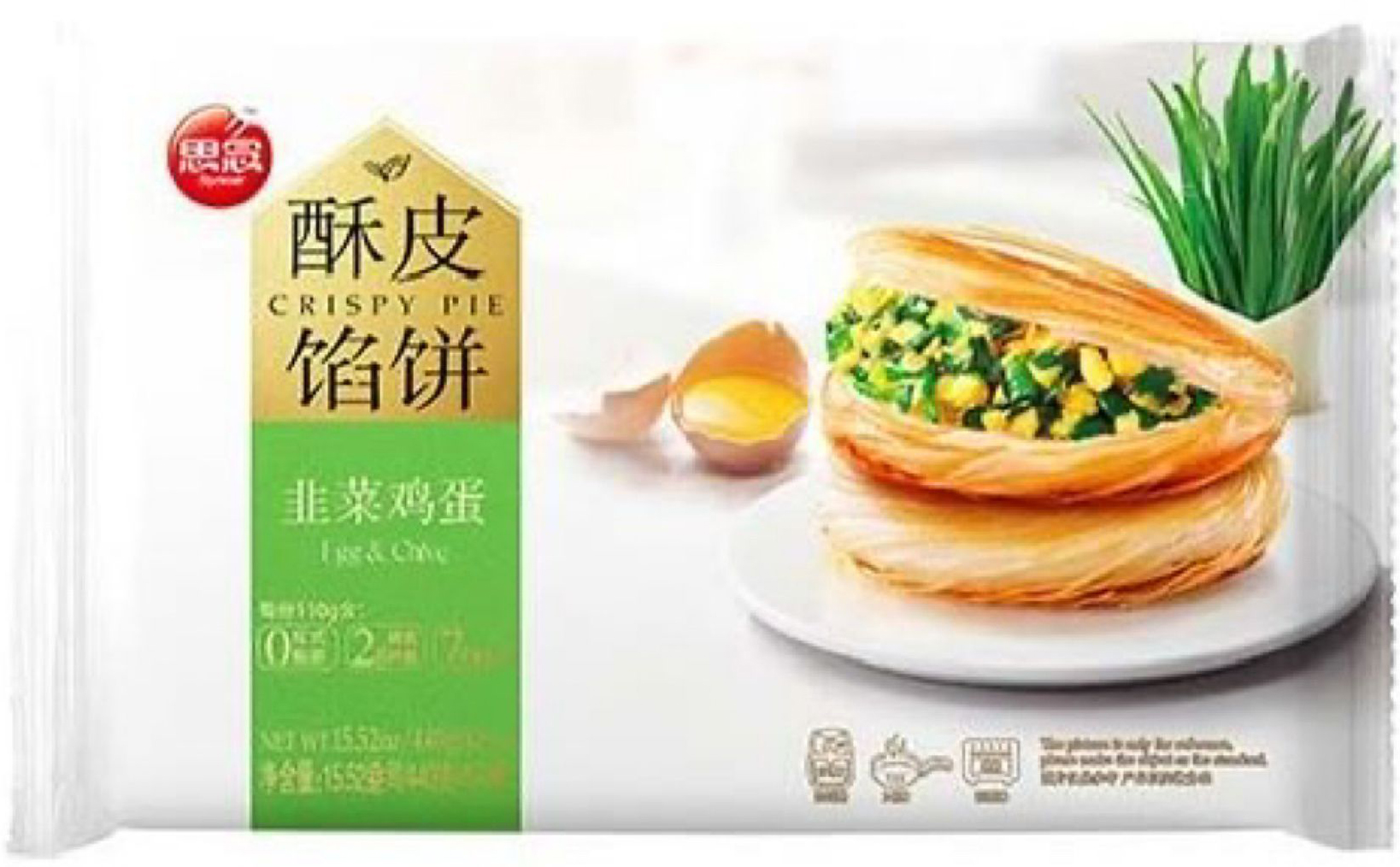 SYNEAR Crispy Roti Egg and Chives 440g