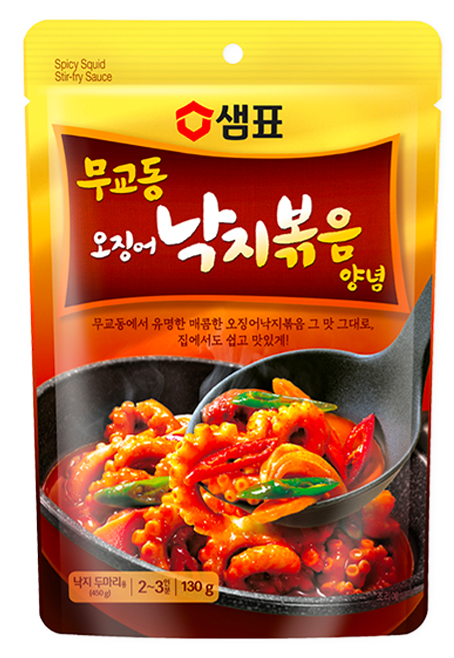 Sempio Mugyo-dong Stir-fried Stir-fried Squid Seasoning 130g