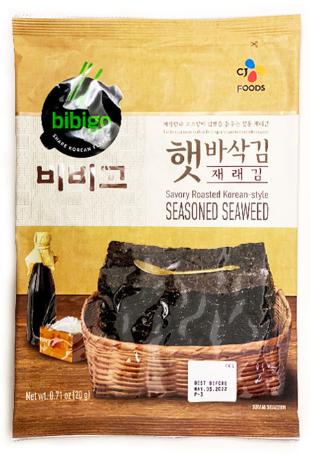 BIBIGO Fresh Seaweed Traditional Seaweed Full Length 20g