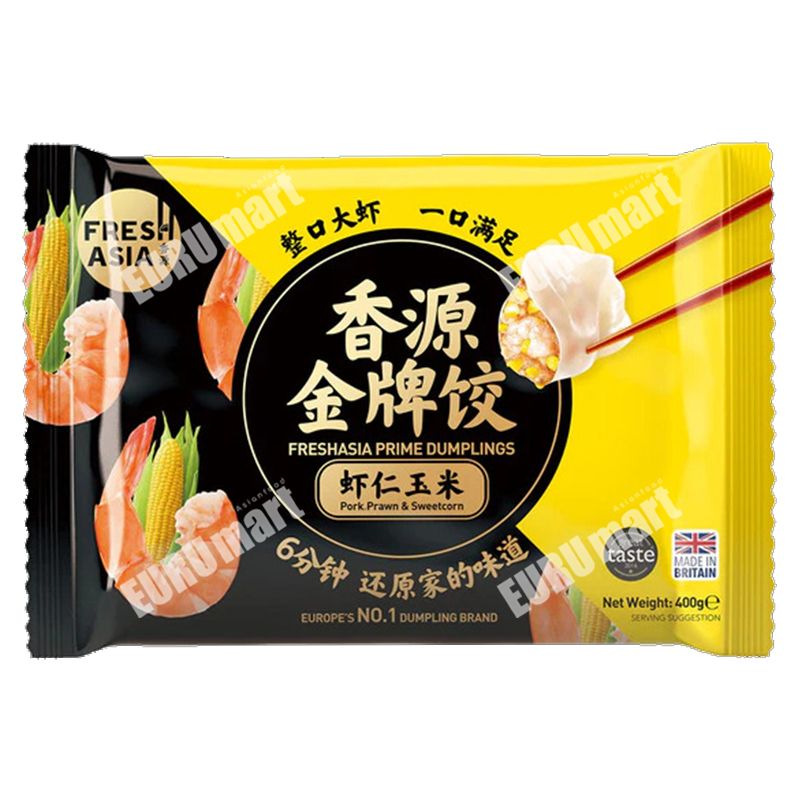 Xiangyuan Gold Medal Shrimp and Corn Dumplings 400g
