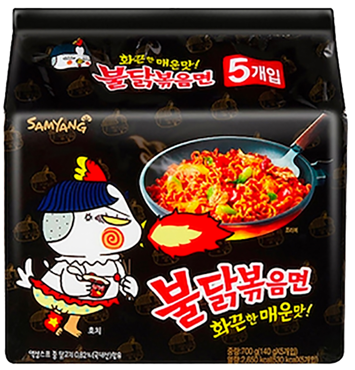 Samyang Buldak Fried Noodles Multi Pack 5X140g