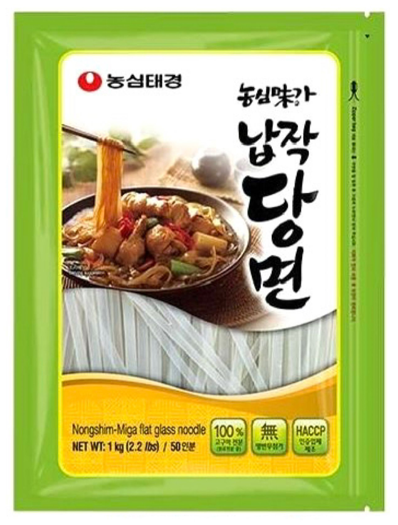 Nongshim Sweet Potato Glass Noodle (Flat) 1kg